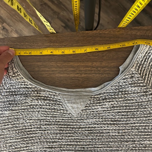 Meadow Rue Black and White Striped Tunic Size S - Picture 8 of 10